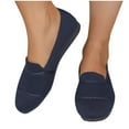 thumbnail image 2 of Knit Slip-On Loafer for Women, Breathable Spring Summer Flat Sole, Round Toe Comfort Shoe, Non-Slip Outsole, Lightweight Casual Shoe, Versatile Daily Wear, 2 of 6