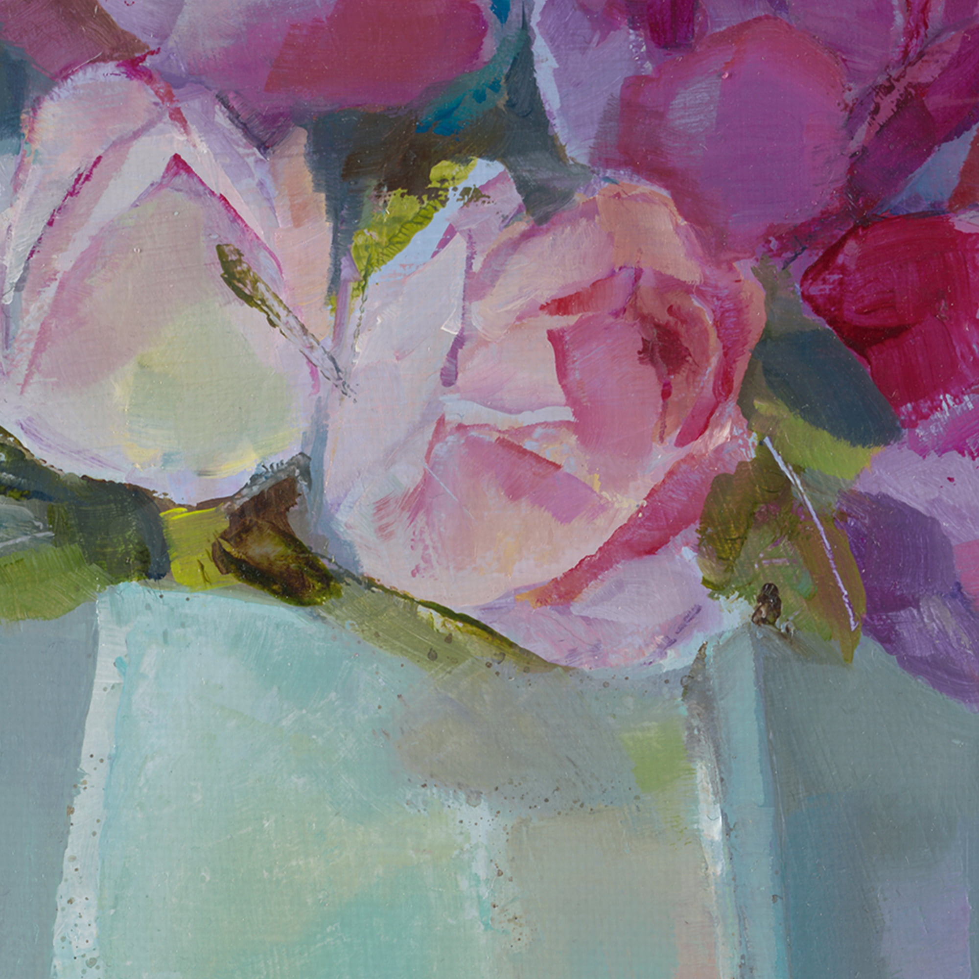 Roses for the Table by Sarah Simpson Canvas Art Print