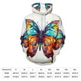 thumbnail image 2 of Watercolor Butterfly Hoodies Oversized Hoodie Couple Long Sleeve Cute Graphic Casual Hooded Sweatshirts, 2 of 5