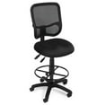 thumbnail image 5 of OFM 130-DK-A01 Mesh Comfort Series Ergonomic Task Chair with Drafting Kit - Gray, 5 of 7