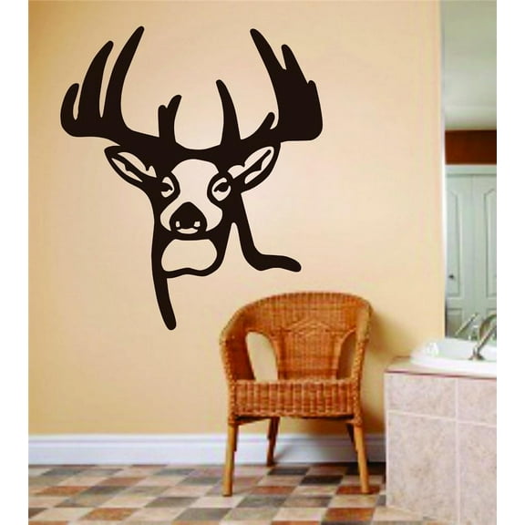 Do It Yourself Wall Decal Sticker Deer Animal Hunting Hunter Man Gun Boys Kids Bed Room Sports 20x20"