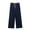 Navy, variant on LLYwey Cargo Pants for Women Ladies Early Fall Double Waist Tie Wide Leg Casual Pants with Pockets New Full Length Pants Trousers Regular Fitted Black S