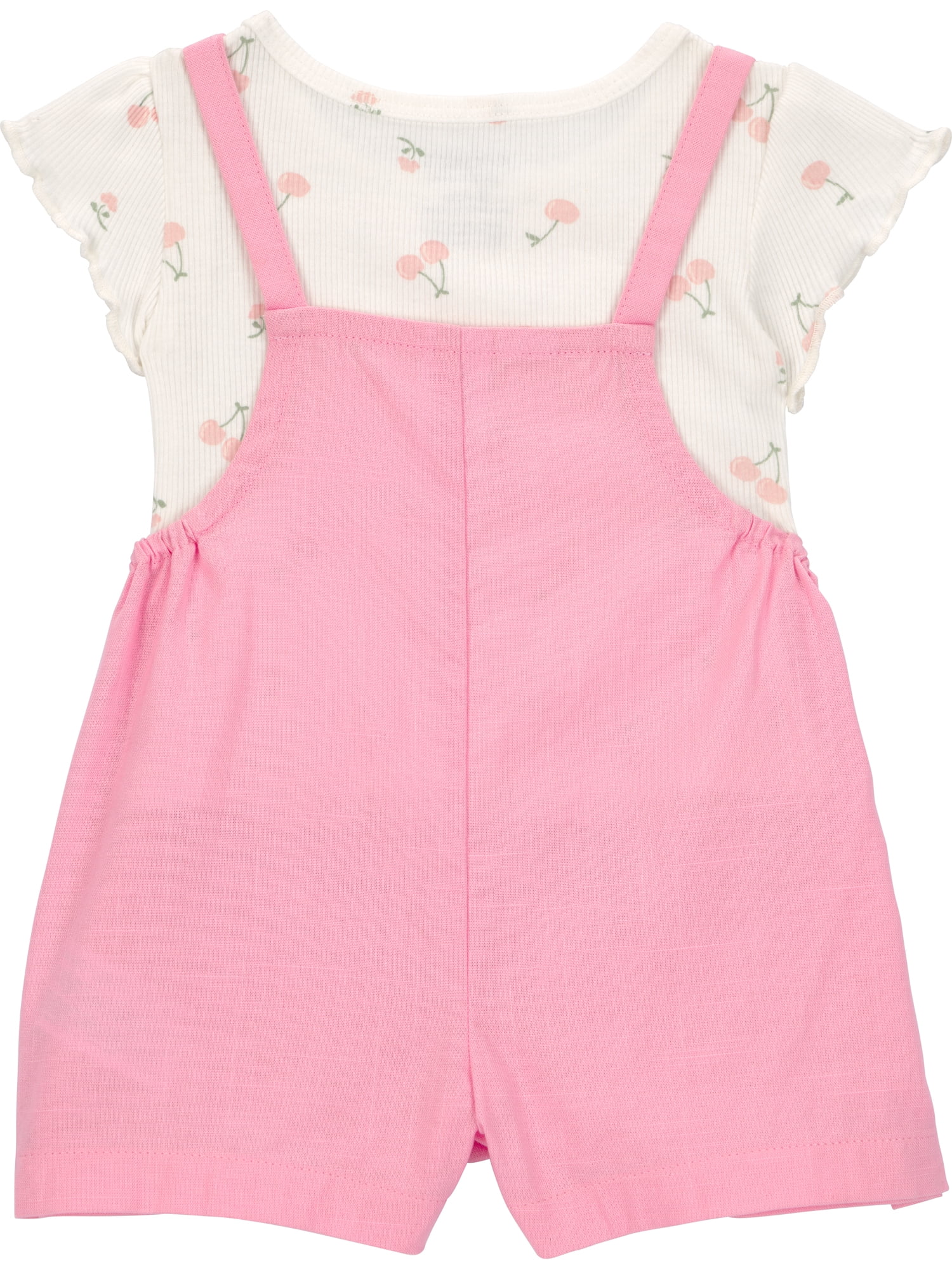 Carter's Child of Mine Baby Girl Overall Set, 2-Piece, Sizes 0/3-24 Months