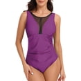 thumbnail image 4 of Traje de baño de una pieza para mujer, moda deportiva para mujer, color sólido, mono ajustado de verano, traje de baño deportivo para surf, traje de baño de moda playera para mujer, trajes de baño de, 4 of 8