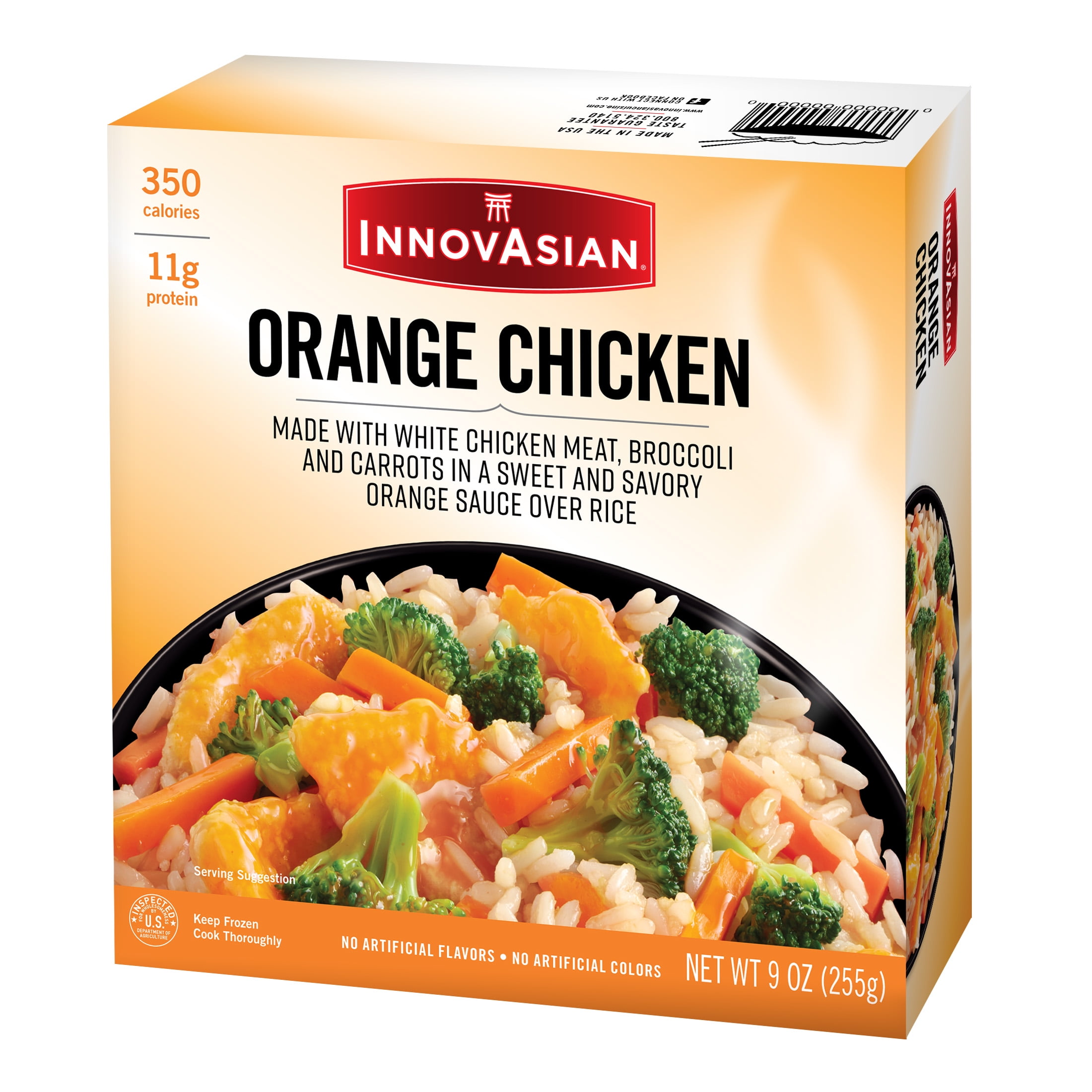 Real Good Foods Frozen Gluten Free Orange Chicken Bowl - 9oz : Target