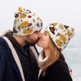 thumbnail image 5 of Lsque Thanksgiving Pattern Knitted Beanie, Unisex Winter Hat, Knit Hat Winter Beanies Thick Fisherman Beanies Cuffed Plain Skull Caps, 5 of 6