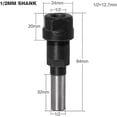 thumbnail image 3 of (1/4 Shank+8MM Shank+1/2 Shank) Router Collet Extension Router Bit Collet Extension and Trimming Carving Engraving Machine Extender Woodworking Chuck, 3 of 5