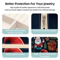thumbnail image 3 of Christmas Travel Portable Jewelry Organizer Box with Earring Holder, Bracelet Holder, and Necklace Organizer for Girls and Women, 3 of 6