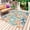 Multicolor, variant on Coastal Beach Outdoor Rug 3x5 Ft - Reversible Patio Rug Outdoor Camping Rugs, Nautical Summer Coral Starfish Shell Washable Indoor Outdoor Area Rugs, Non-Slip Outdoor Carpet Runner for Deck/Porch