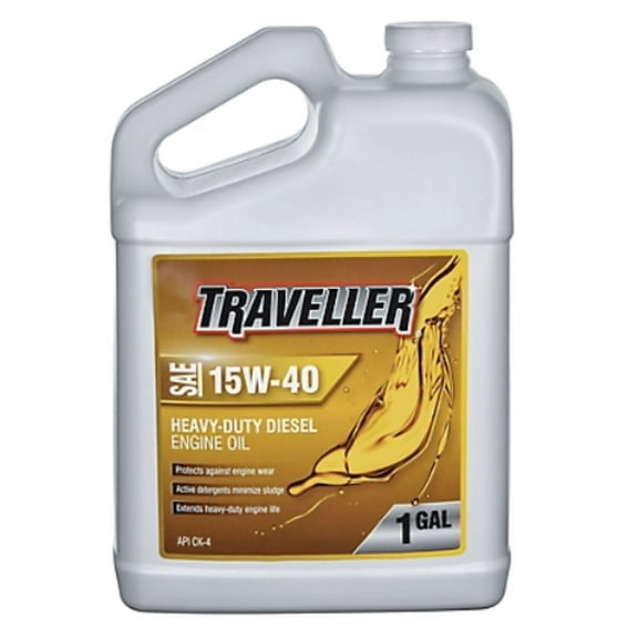 Traveller T8040054 All Fleet Engine Oil SAE 15W-40, 1 gal.