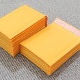 thumbnail image 4 of 10 Pcs Enveloppes Rembourrées Jaunes Kraft Bubble Mailers Seal R0 Auto-Expédition, 4 of 9