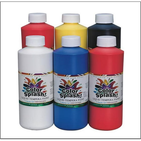 Color Splash Liquid Tempera Paint 16 Oz Com