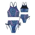 thumbnail image 7 of iEFiEL Girls Summer Swimwear Beach Sport Halter Tankini Swimsuit Bathing Suit Green 2-3, 7 of 7