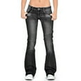 thumbnail image 3 of Smilkoo Women's Casual Denim Pant Overalls Solid Color Pocket Flared Jeans, 3 of 3