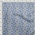 thumbnail image 4 of oneOone Cotton Flex Medium Blue Fabric Floral Fabric For Sewing Printed Craft Fabric By The Yard 40 Inch Wide, 4 of 5