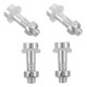 thumbnail image 5 of unbranded 4Ud Tornillos De Montaje Para Tocadiscos En Aleación De Aluminio Plata Para Headshell Accesorios, 5 of 8