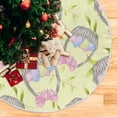 thumbnail image 5 of FMSHPON Flower Basket Egg Xmas Christmas Tree Skirt Stand Mat for Holiday Party Decoration Indoor Outdoor 48 inches, 5 of 6