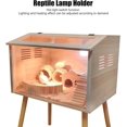thumbnail image 3 of Veeki Reptile Ceramic Heat Lamp Holder, Reptile Heat Light Fixture Holder E27 Socket High Temperature Proof, Easy Installation, Universal Usage for Lizard Tortoise (US Plug 120V)-0516, 3 of 5