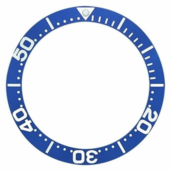 REPLACEMENT BEZEL INSERT BLUE FOR WATCH 43MM X 34MM