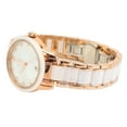 thumbnail image 1 of Relaj de dos tonos de acero inoxidable, mirada elegante resistente al agua para mujeres con brazalete acentuado para mujeres para usar diario, 1 of 7