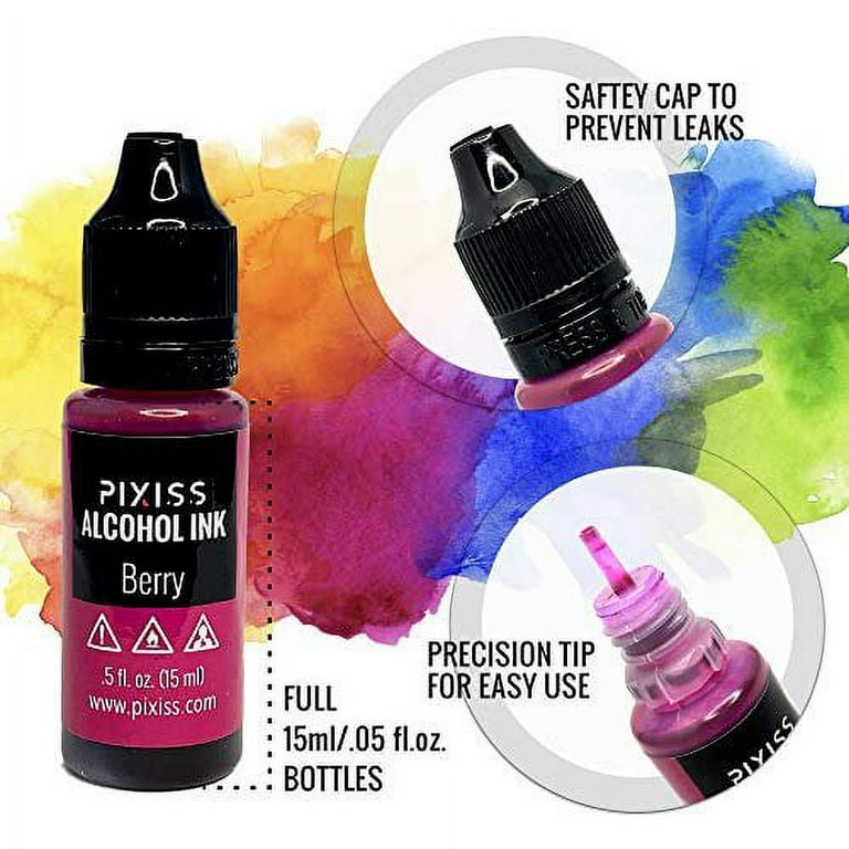 Alcohol Ink Set Epoxy Resin Dye- LET'S RESIN Vibrant Colors Alcohol Ink for  Epoxy Resin, Concentrated Alcohol Based Resin Ink for Tumblers,Epoxy Resin