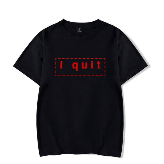 I quit Tshirt 2025 New Album Short Sleeve Fashion Tops Streetwear Crewneck Tee Shirt