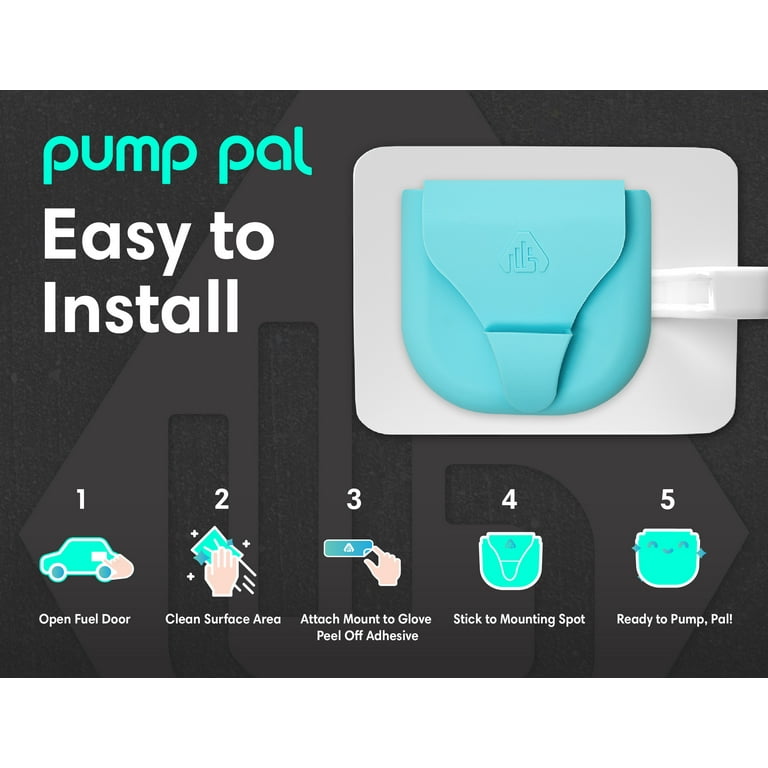 Pump Pal Reusable Fueling Glove, Protect Hands from Filthy Gas Pump  Handles and Keypads, Easy Install, Attaches with Magnets Inside Your Gas  Tank, Universal Size, One Hand Easy Slip-On