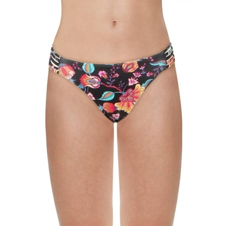 Nanette Lepore Womens Alana Floral Strings Swim Bottom Separates