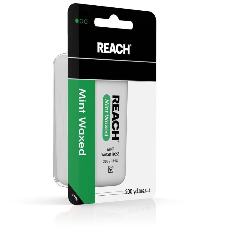 Reach's #1 Selling Mint Waxed Dental Floss, ADA Accepted, 200 yd