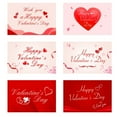 thumbnail image 2 of HongHeng Clearance Under $2.00 6 Pcs Set Valentine's Day Greeting Card Romantic Gratitude Friendship Card Baking Flower Small Greeting Card 6x4 Inch Valentine's Day Greeting Card, 2 of 6