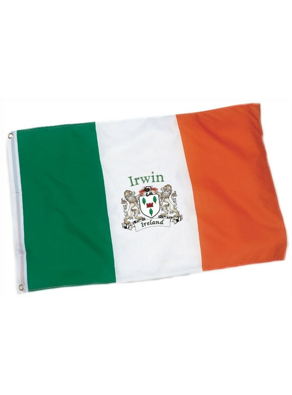 Irwin Irish Coat of Arms Heavy Duty Outdoor Ireland Flag - 2'x3'