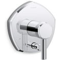 thumbnail image 2 of Kohler T27044-4-BN Rite-Temp Valve Trim with Push-Button Diverter & Lever Handle - Vibrant Brushed Nickel, 2 of 2