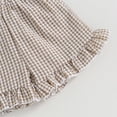 thumbnail image 7 of Bagilaanoe 2pcs Toddler Baby Girl Shorts Set Plaid Ruffle Sleeveless Tank Tops + Shorts 6M 12M 18M 24M 3T 4T Kids Casual Summer Clothes, 7 of 7