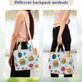 thumbnail image 4 of FORMRS Womens Corduroy Tote Bag Crossbody Shoulder Handbag with Pocket, Bubbles Hamburger, 4 of 7