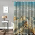 thumbnail image 2 of Fenyluxe Beach Bathroom Curtains Summer Tropical Beach Starfish Seashell Kitchen Curtains Grommet Privacy Curtain Small Window Curtains for Café, Bath, Laundry, Living Room Bedroom 36x72, 2 of 7