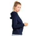 thumbnail image 3 of Women's Thin Cotton Pullover Hoodie Sweater S, Navy, 3 of 4