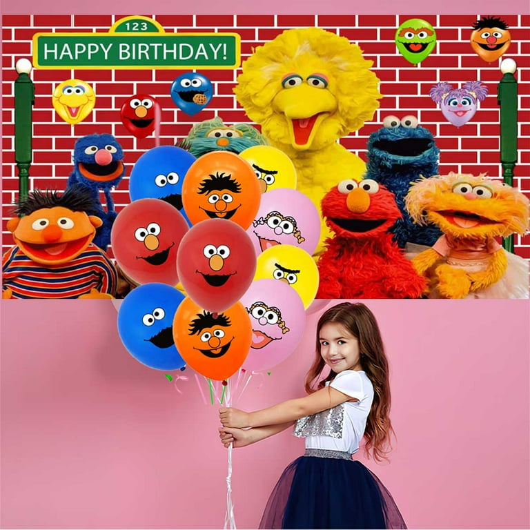 Décorations Anniversaire Sesame Street (Elmo) - Set Fête D'Anniversaire - Neuf