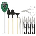 thumbnail image 2 of 9PCS Bonsai Tools Kit with 3-in-1 Moisture Sensor/Sunlight/Ph Tester for Garden Farm Lawn Plants Care Include Pruner Fold Scissors Mini Rake Wooden Shovels Stainless Steel Tweezers, 2 of 10