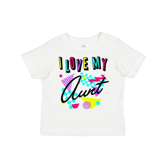 Inktastic I Love My Aunt- 80s Retro Style Boys or Girls Toddler T-Shirt
