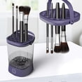 thumbnail image 5 of USB Portable Electric Makeup Brush Cleaner - 1200mAh Ultrasonic Cleaning Machine with Rubber Brush Holder Lid for All Types of Brushes, 5 of 5