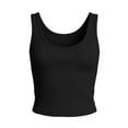 thumbnail image 7 of LEAVINGSUO Tank Tops for Women Summer Solid Color Casual Sleeveless V-Neck Solid Blouses Tank Black S, 7 of 7