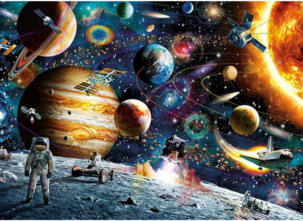 Drastic Privileged Tractor MagoFeliz 1000 Pieces Space Puzzle, Planet in Space Jigsaw Toy Gift for  Adult Kid - Walmart.com