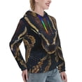 thumbnail image 6 of Sikiie Ball Phyton Snake Women's Casual Hoodies Long Sleeve Lightweight Pullover Tops Loose Sweatshirt-Large, 6 of 7