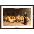 thumbnail image 5 of Art.com Daniel in the Lions' Den, 1872 Giclee Print by Briton Rivi?re, Brown Frame Wall Art, 44" x 32", 5 of 5