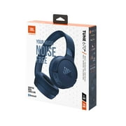 JBL Tune 670NC - Adaptive Noise Cancelling Wireless On-Ear Headphones - Adaptive Noise Cancelling wireless on-ear headphones with up to 70H of long battery life - Blue
