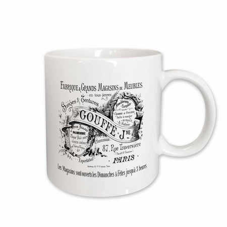 3drose, French Furniture Ad, 11oz Mug