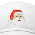 thumbnail image 2 of DALIX Christmas Happy Santa Hat Womens Embroidered Baseball Cap in White, 2 of 6