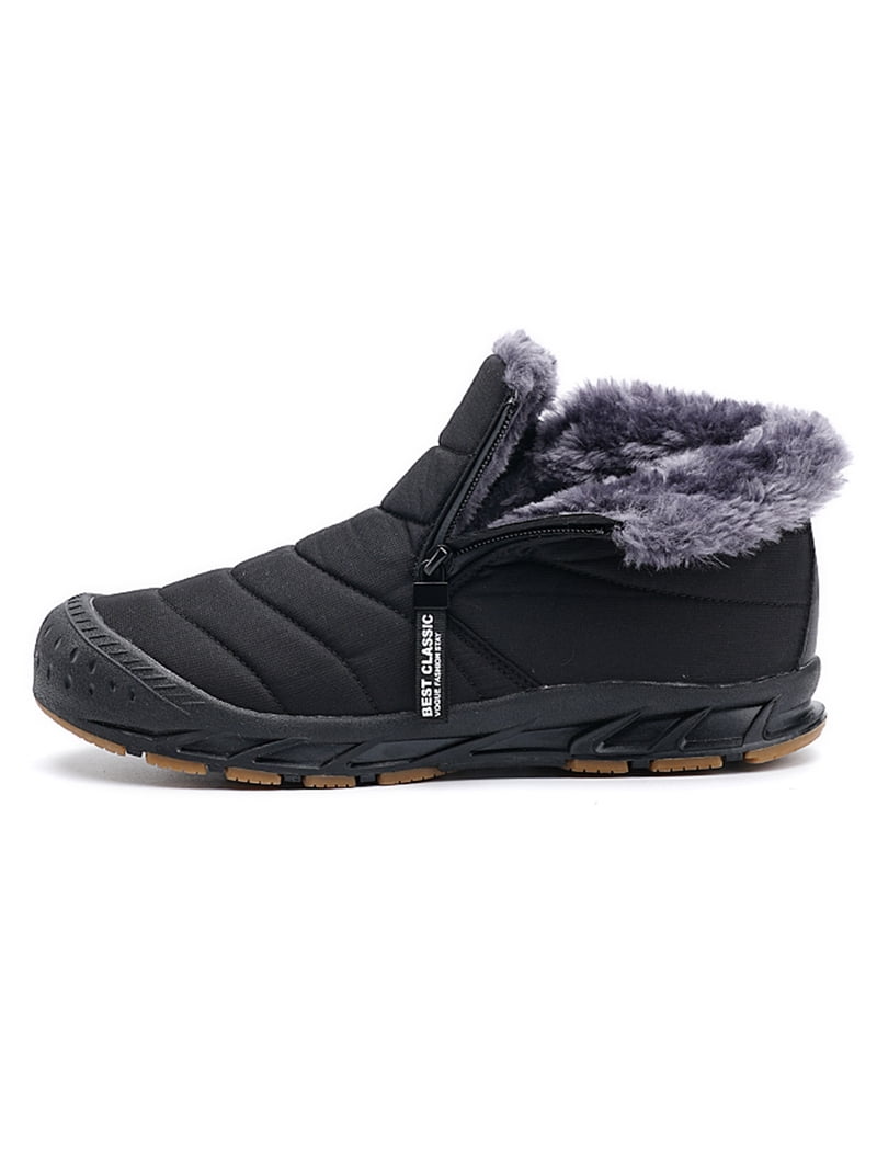 Daeful Mens Snow Boots Outdoor Winter Boot Casual Warm Shoes  display picture 2
