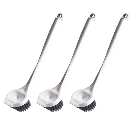 

Reduced！Samansag 3pcs Dish Pot For Kitchen Universal Non Slip Scrub Brush With Durable Bristles