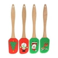 thumbnail image 4 of Miangastore Cake Tool Assorted Color 4Pcs 9.8In Flat Edge Wood Baking Supplies, 4 of 8